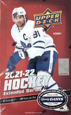 2021-22 UPPER DECK EXTENDED SERIES NHL HOCKEY SEALED HOBBY BOX 2