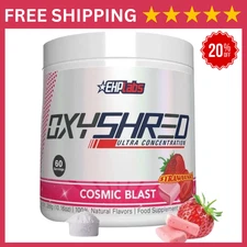 Oxyshred Thermogenic Fat Burner Pre-Workout Powder - Cosmic Blast, 60 Servings
