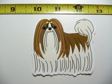 SHIH TZU SMALL STICKER DECAL DOG BREED PET BEST FRIEND LAPTOP FUNNY