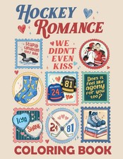 Hockey Coloring Book: JUMBO Drawing Pages Rom-ance's Hollanov's Iconic Scenes fo