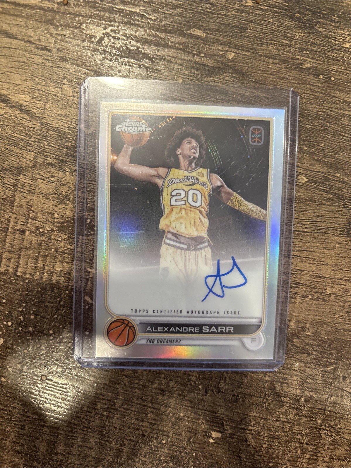 Alexandre Sarr 2022-23 Topps Chrome OTE Overtime Elite Auto #CA-AS1
