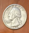 1962-D 25C Washington Quarter .90 silver