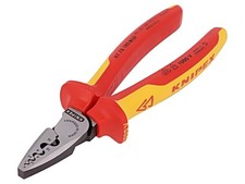 97 78 180 Werkzeug: zum Festklemmen nicht isolierte Aderendhülsen 180mm KNIPEX
