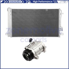 For 08-12 Buick Enclave Chevrolet Traverse AC Condenser & Compressor Cooling Kit