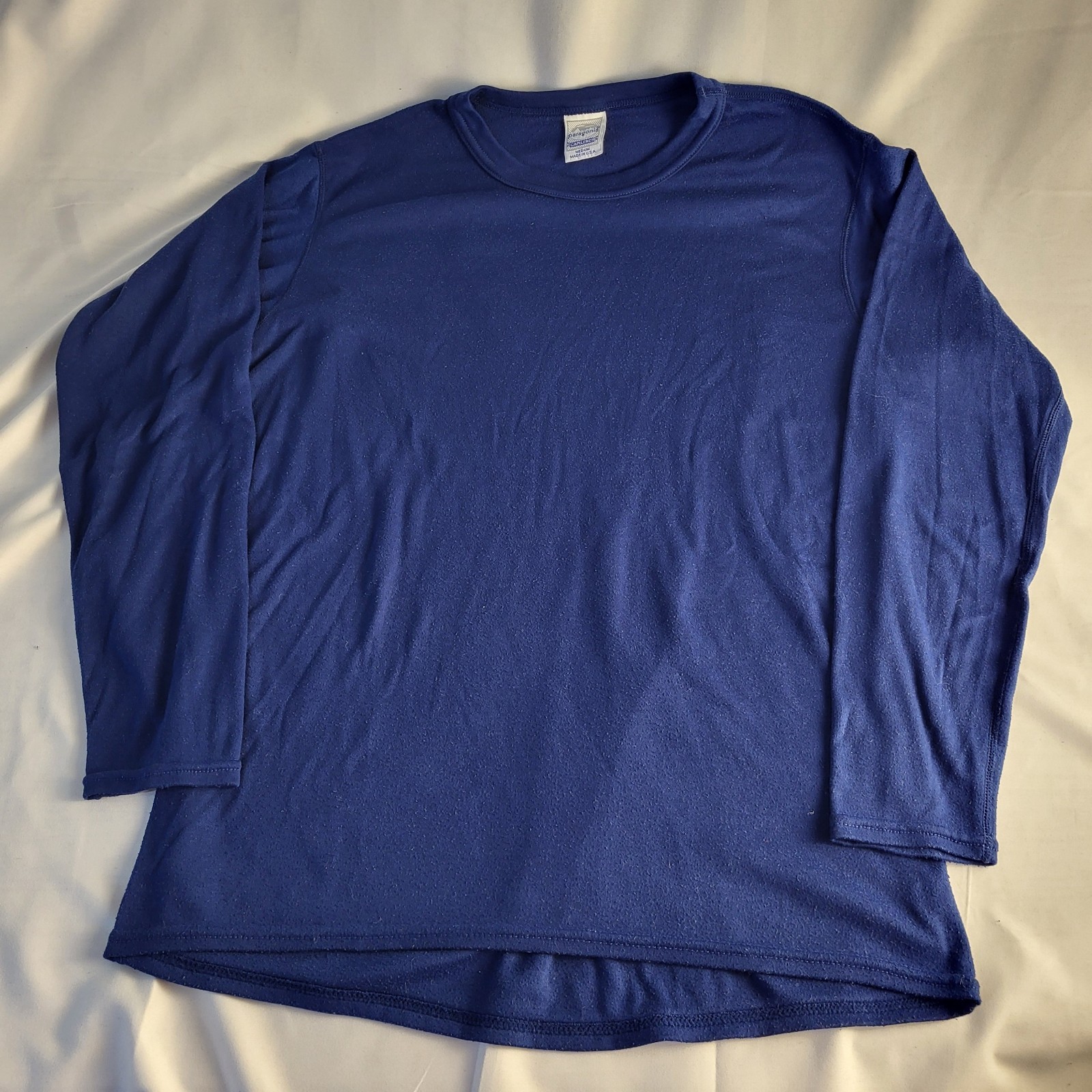 Vintage Patagonia Mens M Capilene Base Layer Pants and Shirt Blue USA thumbnail 7