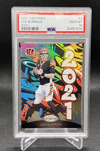 2021 Panini Certified #2021-3 Joe Burrow 2021 PSA 10   *P619