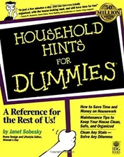 Household Hints for Dummies Paperback Janet Sobesky