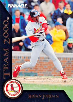 1992 Pinnacle - Team 2000 Brian Jordan #39 St. Louis Cardinals