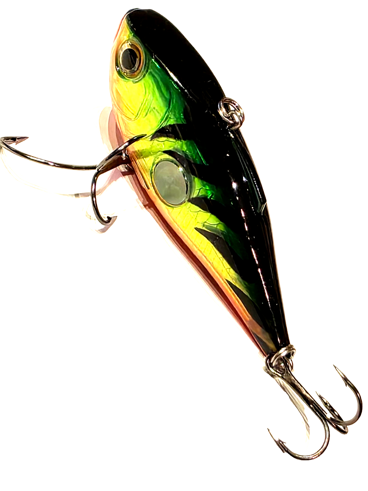 Leurre Rapala Clackin Rap 08 – Sans Lèvres – Noir Argent – 3 1/8" – 7/8 Oz – Occasion