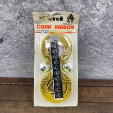 Vintage Cinelli Cork Ribbon Handlebar Tape Yellow Speckle Splatter NOS Italy