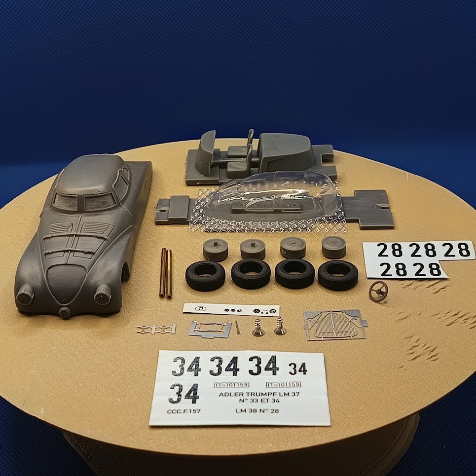 Kit de l'Adler Trumpf Le Mans 1937 modèle réduit résine 1:43 légende de course