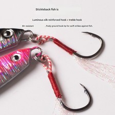 10/15/20/25/30g High Reflective Baits with Treble Hook Metal Jigging Spoon Lures