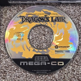 Dragon's Lair - Sega Mega CD - Complete - PAL 