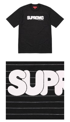 🔥Supreme Bubble S/S Top| BLACK| Large| Cotton Jersey Crewneck W