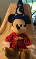 Mickey Mouse Disney Store Fantasia Sorcerer Apprentice 24'' Jumbo Plush World