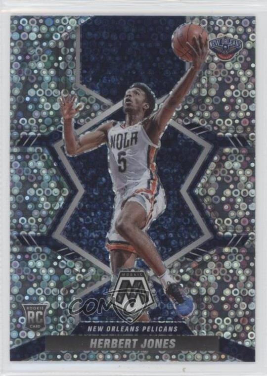 2021-22 Panini Mosaic Rookies Fast Break Silver Prizm Herbert Jones #231 1dq4