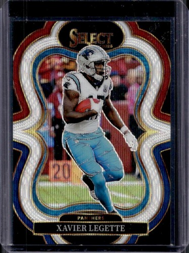 2025 Panini Select Xavier Legette Suite Level Tri-Color Prizm #/199 Panthers