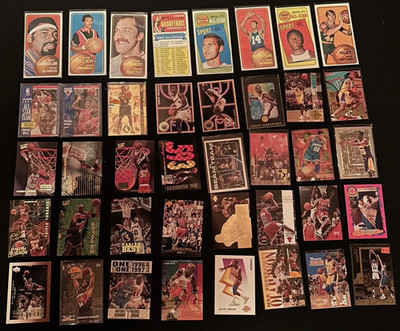 15 Card Basketball Lot, Michael Jordan, 1970 Topps, Rookies, Inserts, HOF