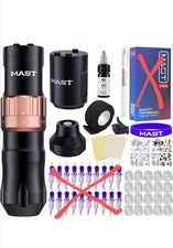 Mast Tattoo Fold2 Gun Kit Wireless 7 Strokes Length  QP-047 Sealed Not Complete