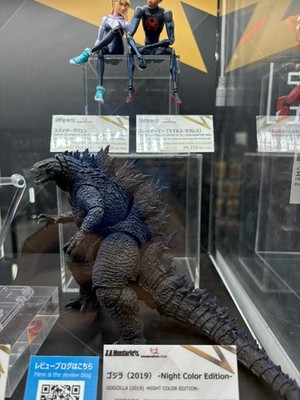S.H.Monsterarts Godzilla 2019 Night Color Edition TAMASHII NATIONS STORE NEW