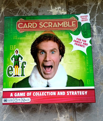 Card Scramble Christmas Buddy Elfe Xmas Festlich Familie Party Brettspiel 