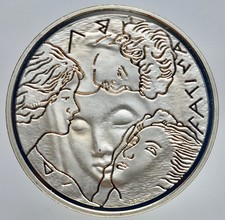 VATICANO -AG/ MEDAGLIA 40 MM GIUBILEO 2000 silver argento PROOF !