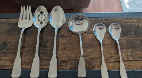 49 piece Oneida stainless Sandhurst cube matte flatware - Picture 5 of 6