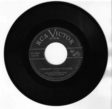 SPIKE JONES - I SAW MOMMY KISSING SANTA CLAUSE / WINTER - 1960s 45rpm RECORD