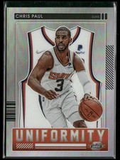Chris Paul 2021-22 Panini Contenders Optic #24 Uniformity Silver Prizm Suns