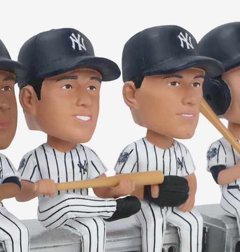 NY Yankees 2000 World Series Champions Subway Car Bobblehead Jeter Rivera + LE - Picture 6 of 10