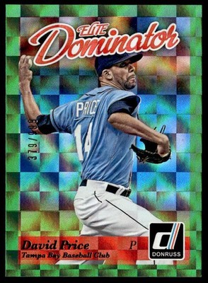 2014 Donruss #12 David Price Elite Dominator Series 1 #/999