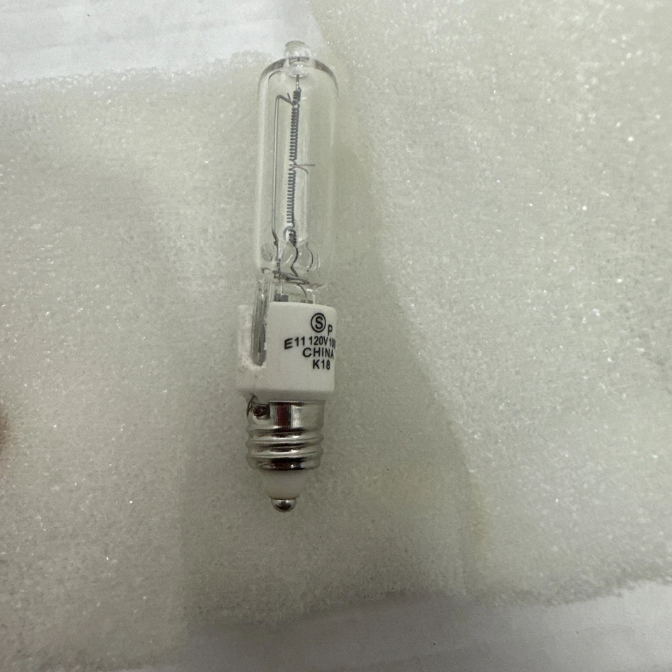 Satco S3107 120V 100W T4 E11 Base Light Clear Bulb US SELLER - Image 4 of 4