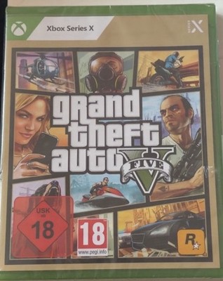Grand Theft Auto V Microsoft Xbox Series Neu und Original Verpackt In Folie