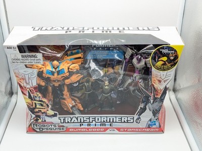 Transformers Prime Robots in Disguise Bumblebee vs Starscream Brand New SEALED!