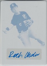2022 Leaf Perfect Game - Autographs Printing Plates Cyan Roch Cholowsky 1/1