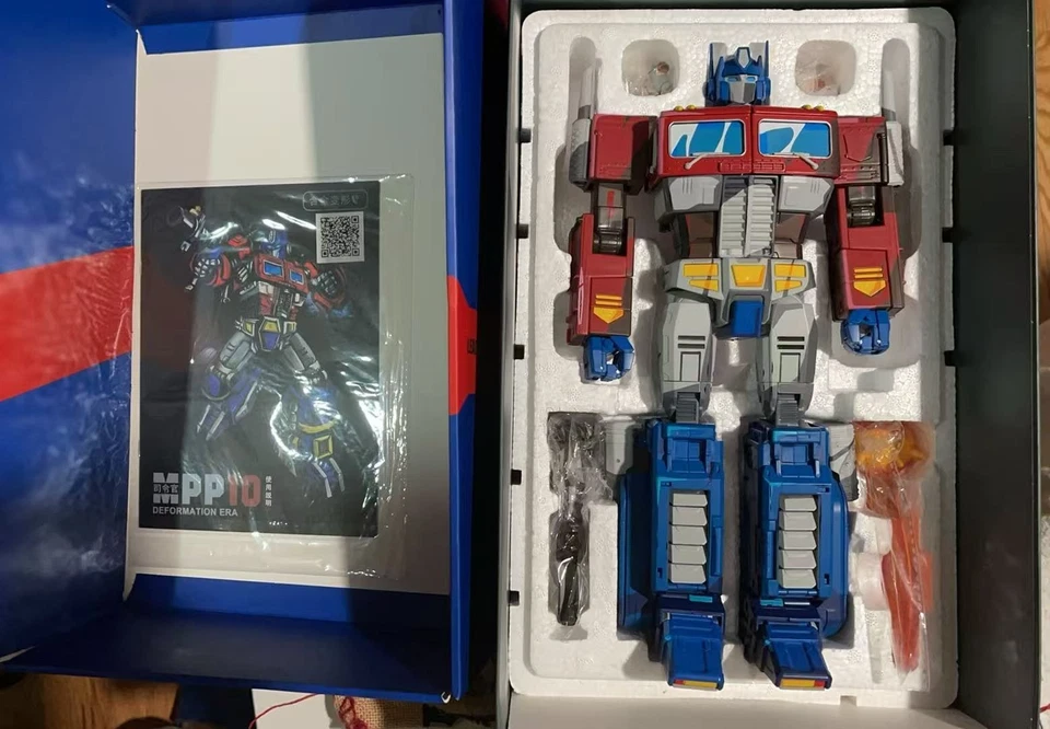 Transformadores de aleación Optimus Mpp10 WJ 32 cm de gran tamaño nueva reimpresión en stock EE. UU. Foto 3 de 4