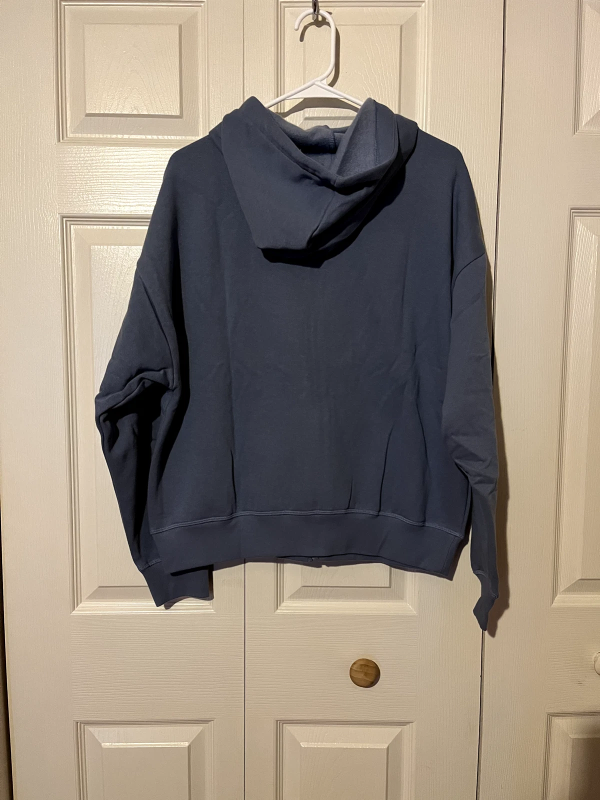 UNDERCOVER Felpa con cappuccio Victoria's Secret ROSA blu edera pile campus cerniera intera ~ taglia SMALL ~ nuova con etichette