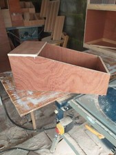 ExtraLarge Rabbit Kindling Box 24"x12"x10"  Mesh Bottom Open Front Hardwood Ply