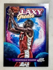23-24 Topps Chrome Cosmic Galaxy Greats Dominique Wilkins Card No GG-1