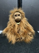 Miyoni by Aurora 10" Sitting Hairy Orangutan Plush Monkey Stuffed Animal Toy
