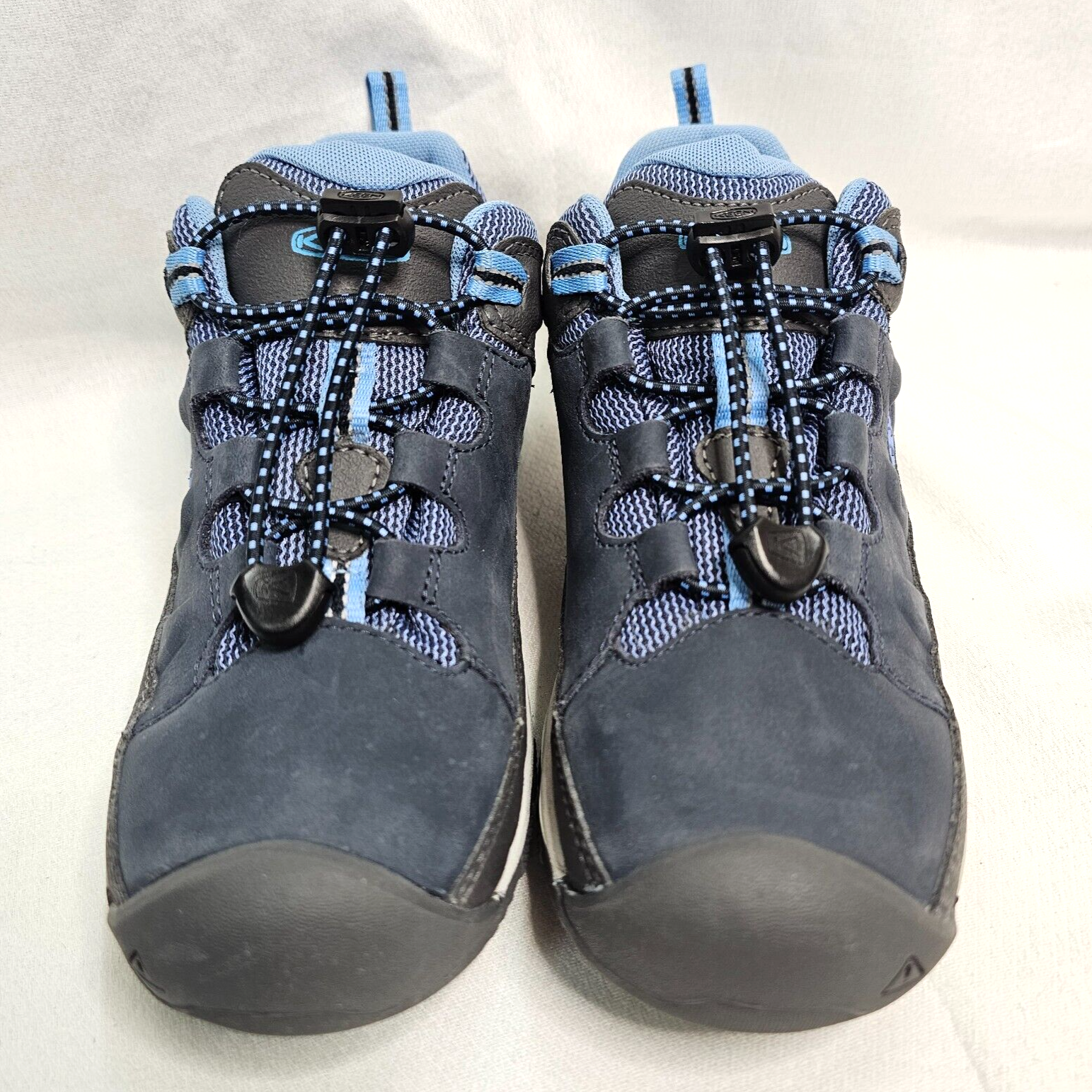 Scarpe da trekking Keen Koven sneakers impermeabili blu grigio 1022922 giovani taglia 2 NUOVE