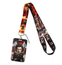 Resident Evil Characters Themed Lanyard w/ ID Holder Keychain