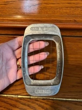 VTG UEBEL FRENCH FRY CUTTER WIRE WITH CAST ALUMINUM KITCHEN UTENSIL 5.5" x 3.5"