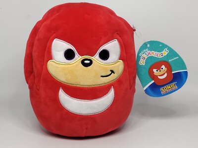 (w/ Tags) 2023 Kelly Toy Squishmallows x Sonic the Hedgehog KNUCKLES 8'' Plush