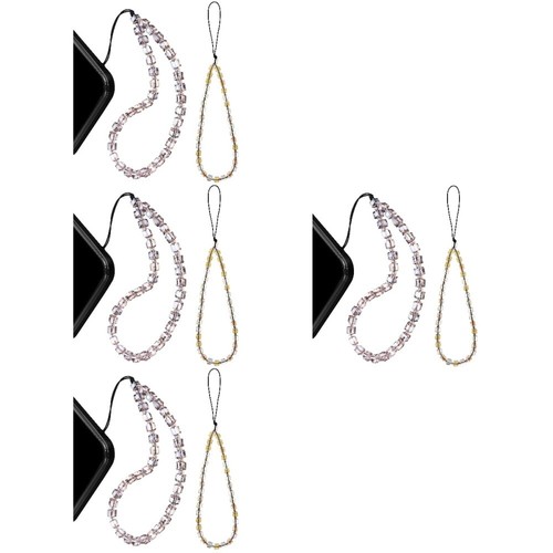 4 PCS Modèle De Cristal Chaîne Téléphonie Mobile Dragonne Pour Téléphone - Zdjęcie 12 z 12