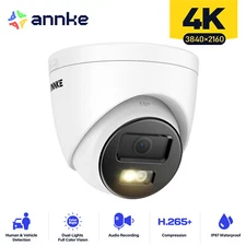 ANNKE 8MP POE IP Security Camera Audio Recording Outdoor Night Vision C800 AI