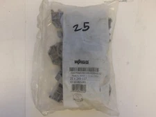 WAGO P/N: 249-117 SCREWLESS END STOP GRAY 10MM WIDE DIN-35 RAIL