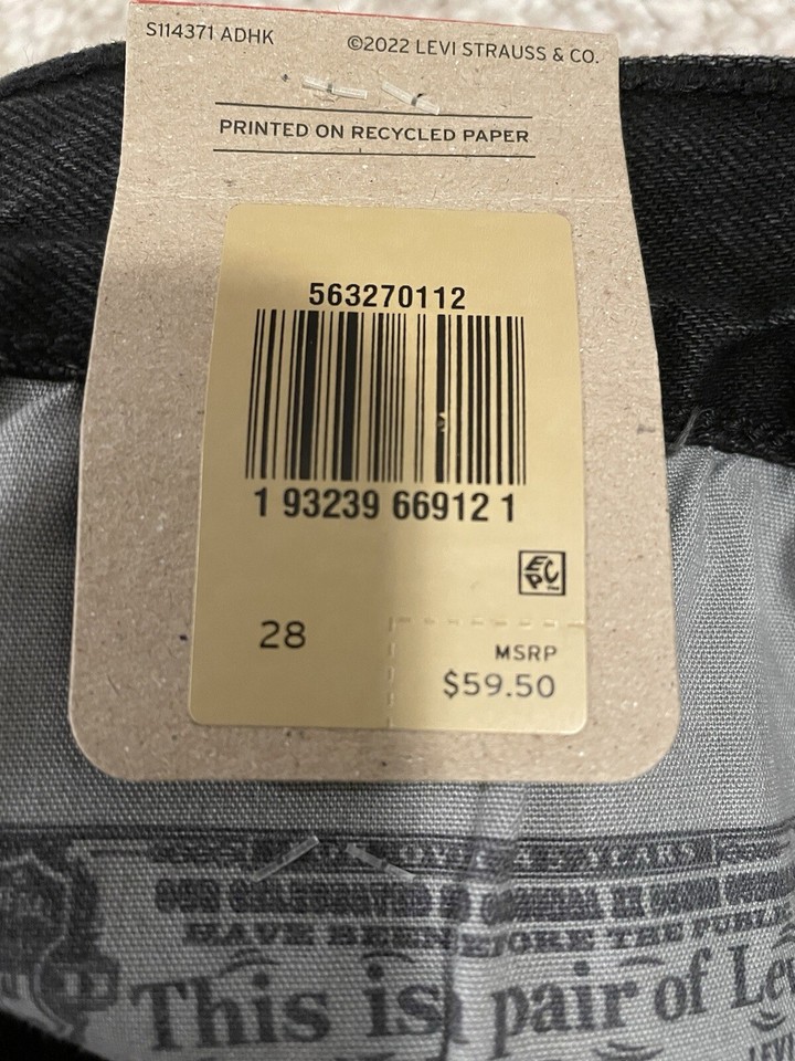 Levi's Womens 501 Original Shorts Lunar Black Size 28 eBay