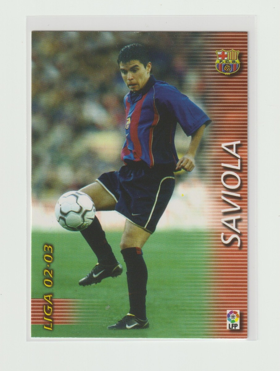 2002-03 PANINI MEGAFICHAS LA LIGA No.71 [ JAVIER SAVIOLA 2002-03 PANINI MEGAFICHAS LA LIGA No.71 [ JAVIER SAVIOLA