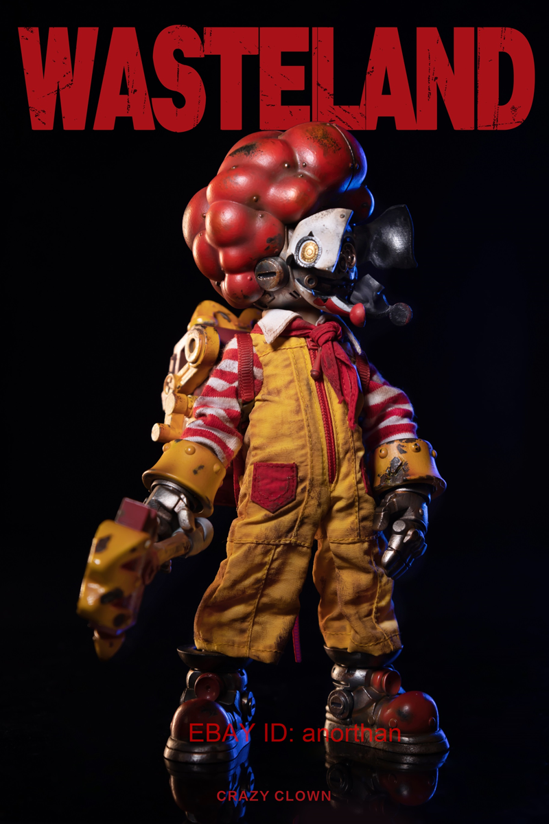 WeArtDoing Studio Wasteland Crazy Clown Mac 8in H26cm Action